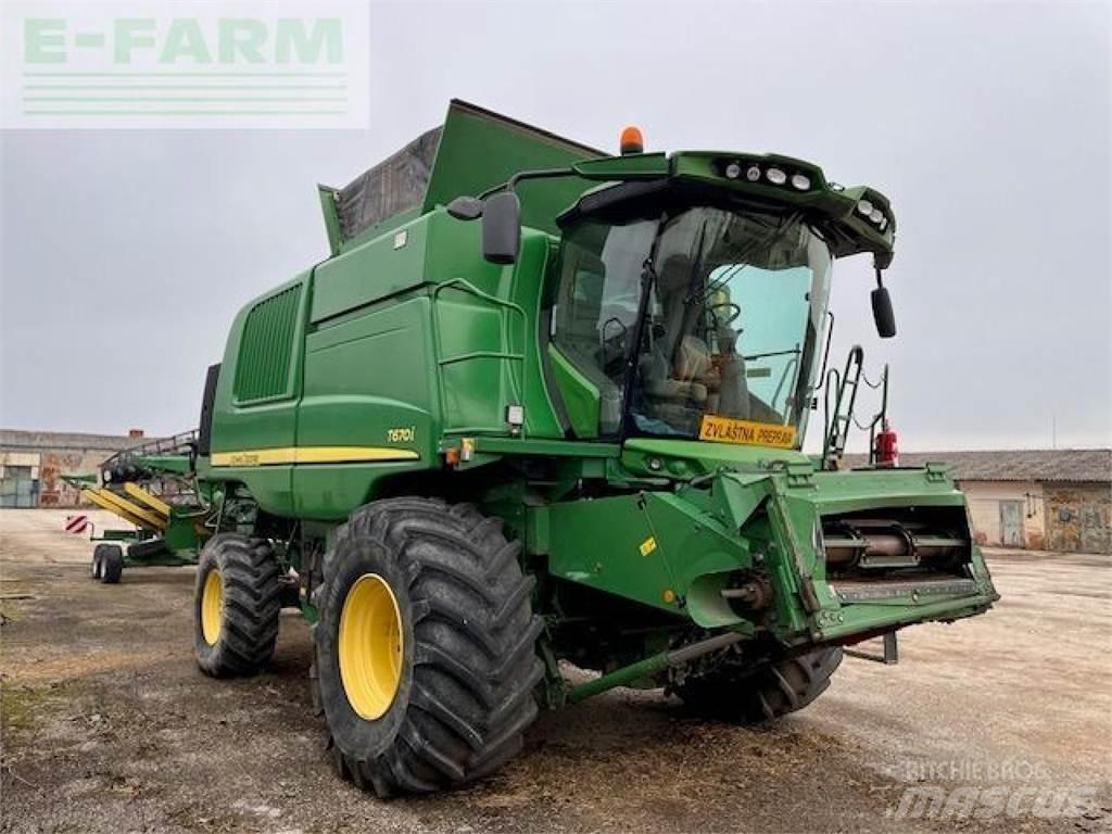 John Deere T670 Derliaus nuėmimo kombainai