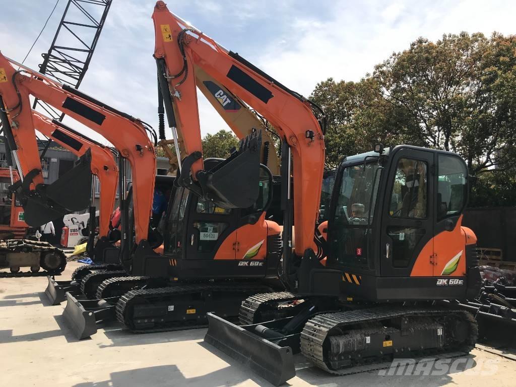 Doosan DX 60 Vikšriniai ekskavatoriai