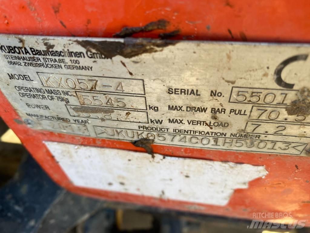 Kubota KX 057-4 Mini ekskavatoriai < 7 t