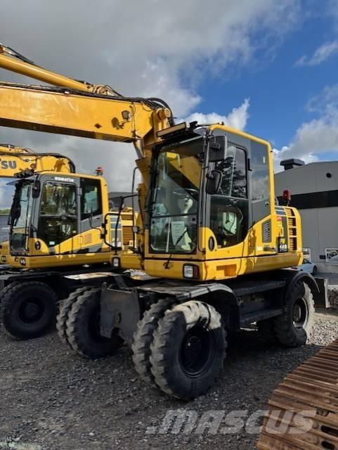 Komatsu PW 148-8 Ratiniai ekskavatoriai