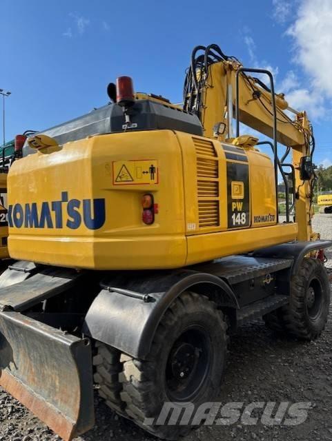 Komatsu PW 148-8 Ratiniai ekskavatoriai