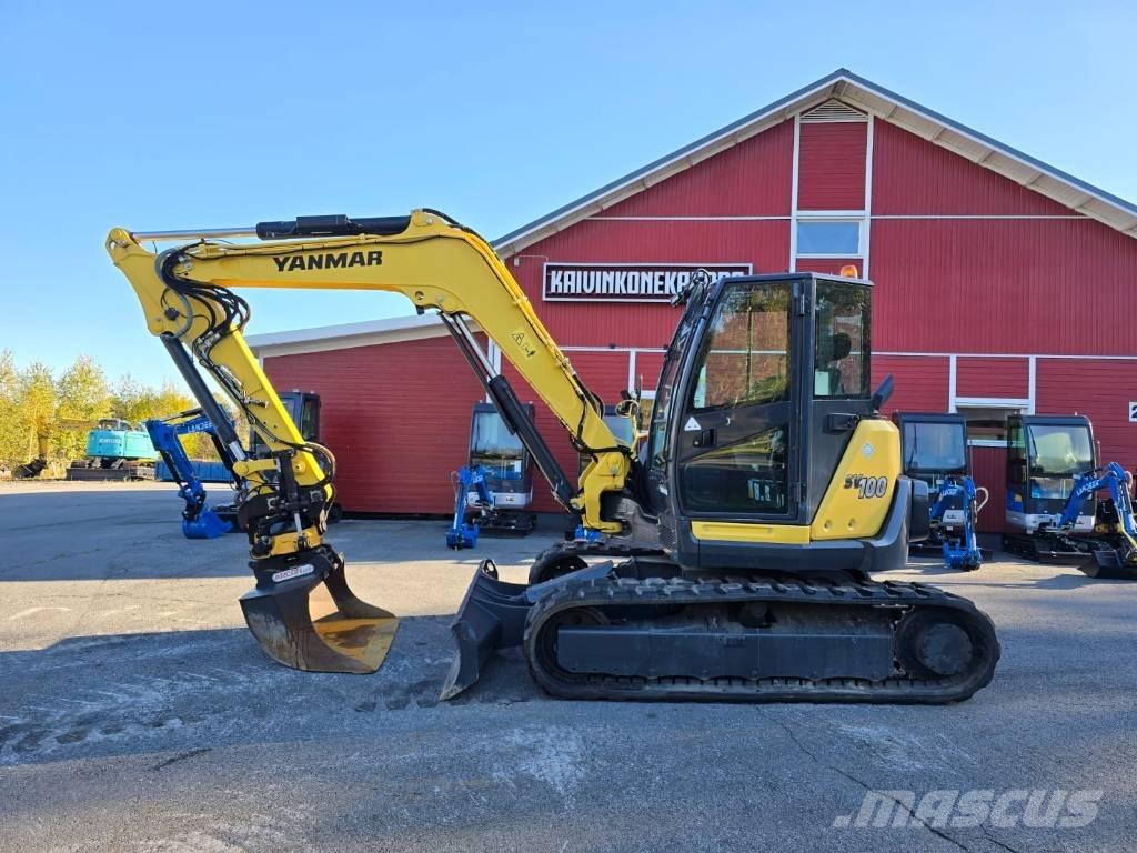 Yanmar SV 100 Vidutinės galios ekskavatoriai 7-12 t