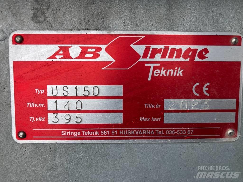 Siringe US 150 Šlavimo technika