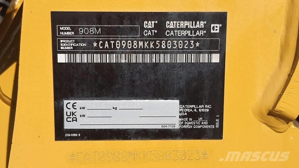 CAT 908M  Cat 908 Naudoti ratiniai krautuvai