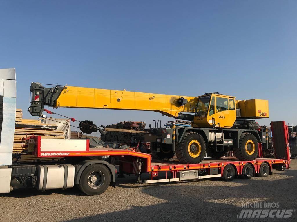 Grove rt540e Neapdoroto reljefo kranai