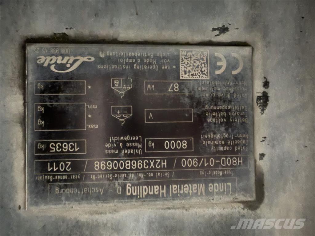 Linde H80D-01/900 Dyzeliniai krautuvai