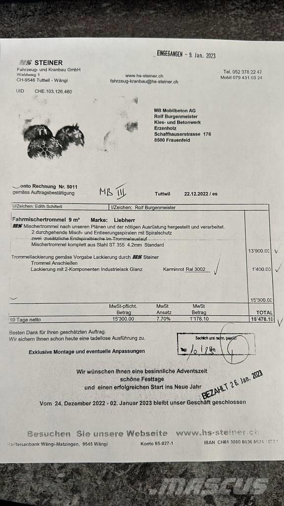 MAN 35.400 Betonvežiai