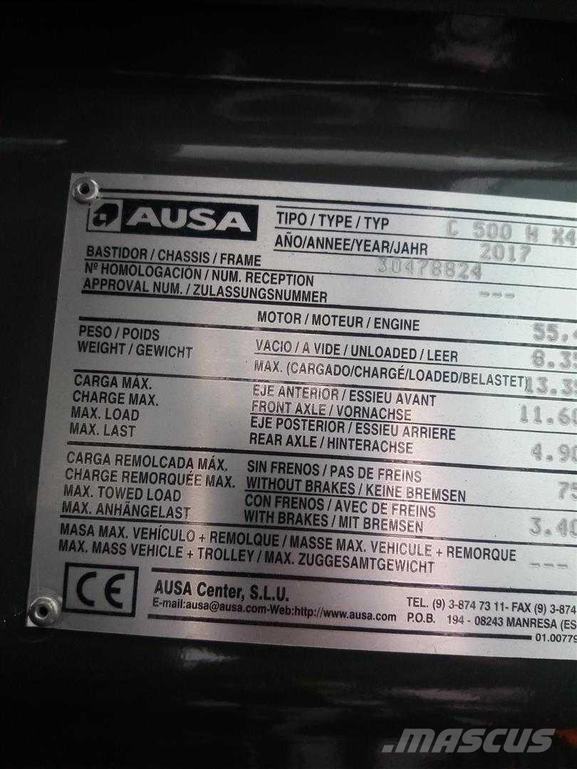 Ausa C500 HX4 Visureigiai krautuvai
