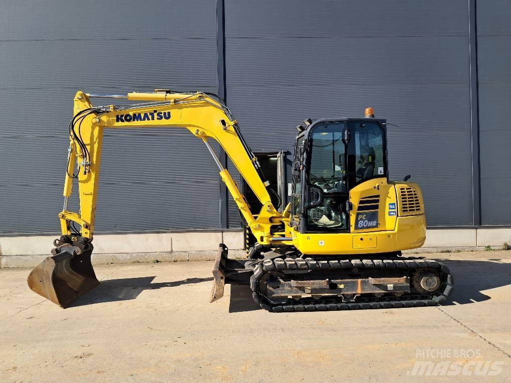Komatsu PC80MR-5E0 Vidutinės galios ekskavatoriai 7-12 t
