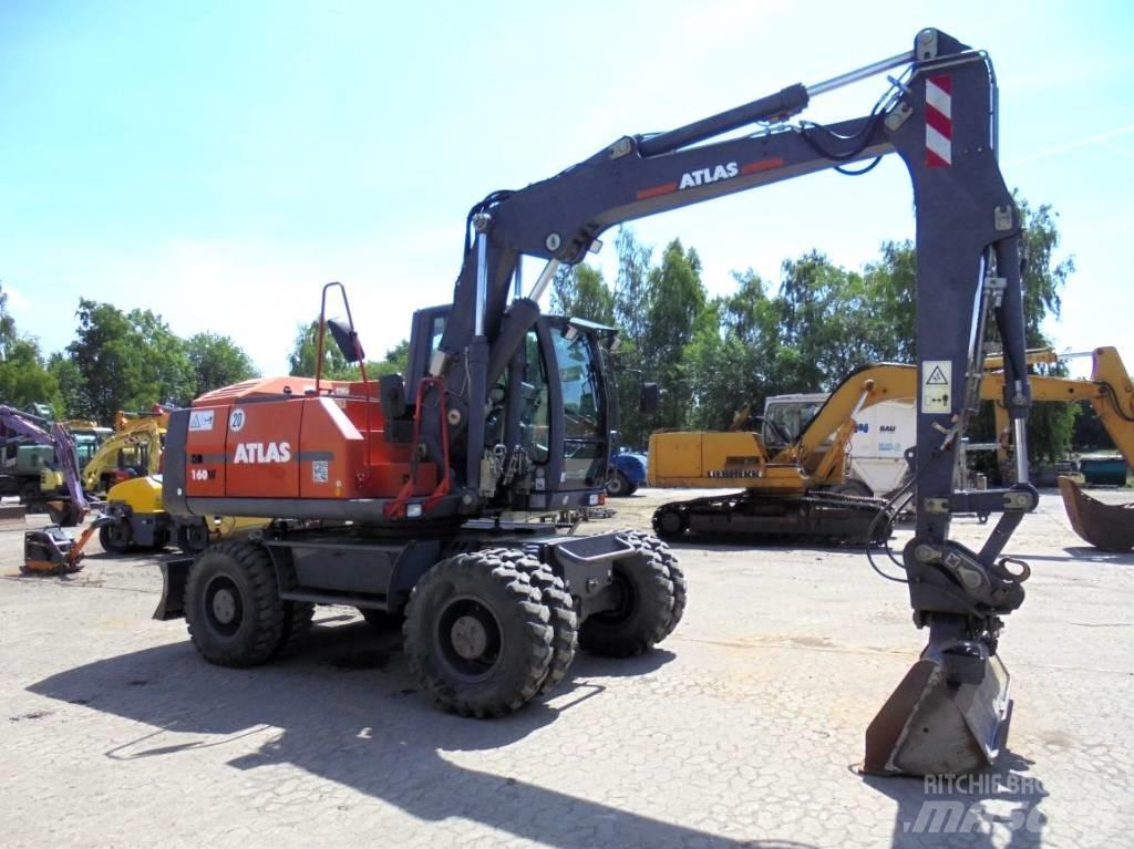 Atlas 160 W Ratiniai ekskavatoriai