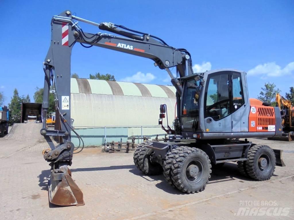 Atlas 160 W Ratiniai ekskavatoriai