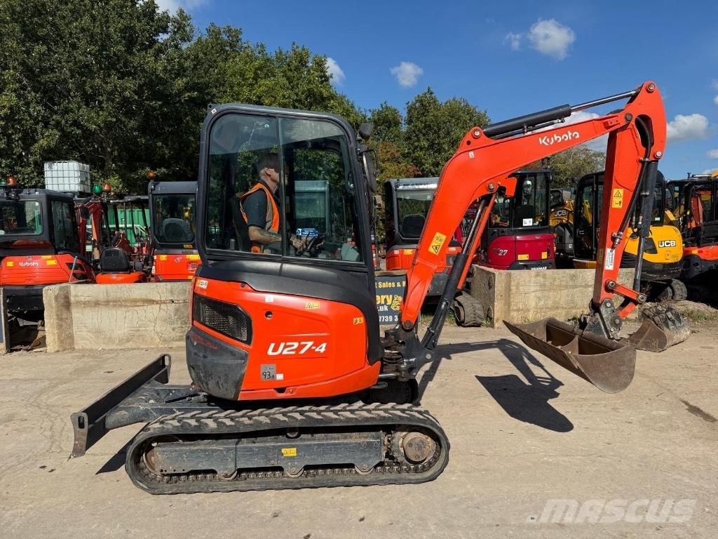 Kubota U 27-4 Mini ekskavatoriai < 7 t
