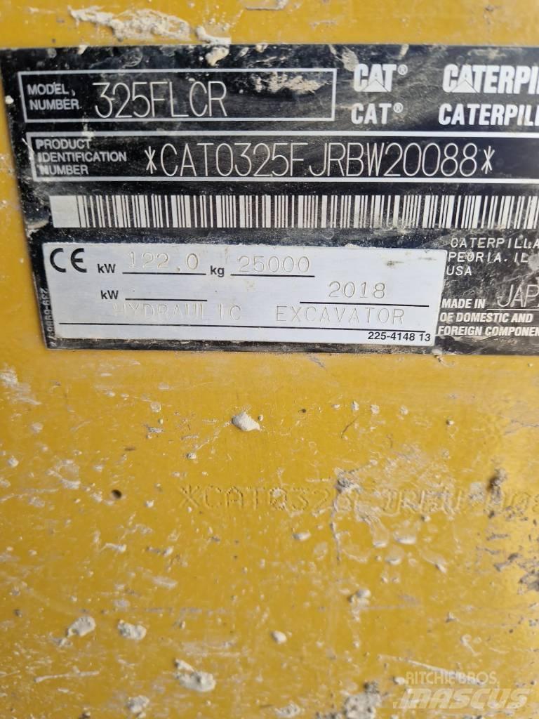 CAT 325 F Vikšriniai ekskavatoriai