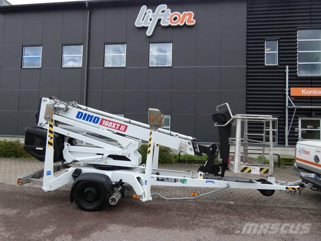 Dino 160 XT Skylift Ant priekabų montuojamos kėlimo platformos