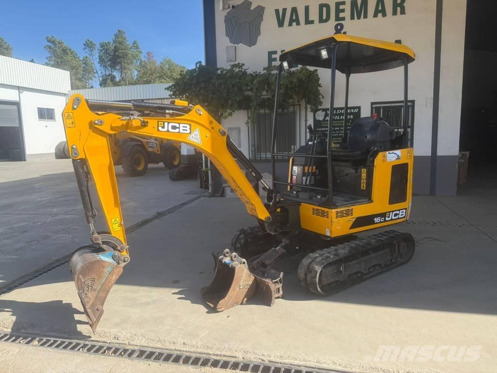 JCB 16 C-1 Mini ekskavatoriai < 7 t