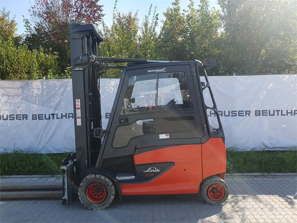 Linde E35HL Elektriniai šakiniai krautuvai