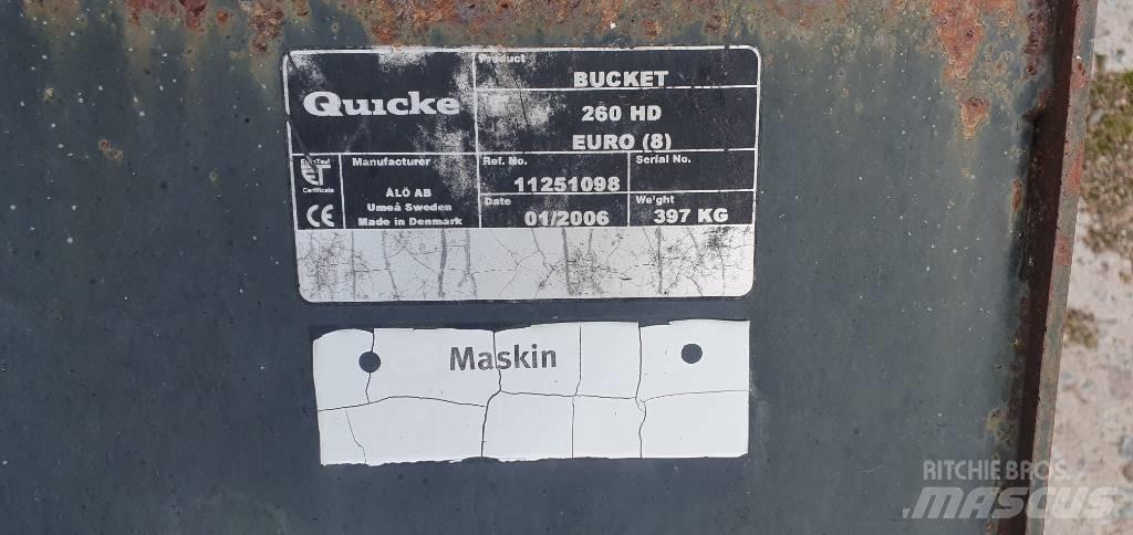 Ålö 240HD Frontalinių krautuvų priedai