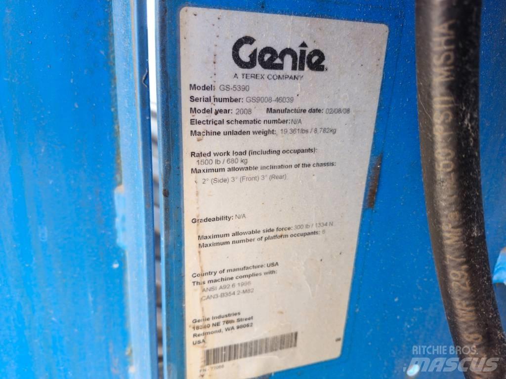 Genie GS-5390 Žirkliniai keltuvai