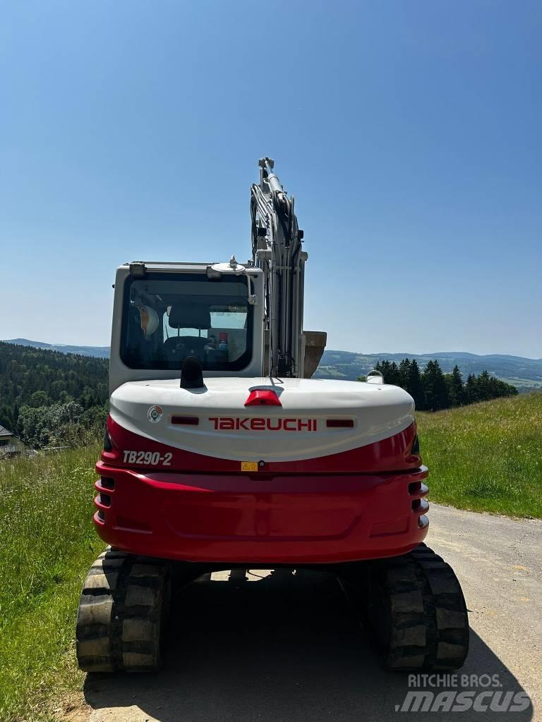 Takeuchi TB 290 Vidutinės galios ekskavatoriai 7-12 t