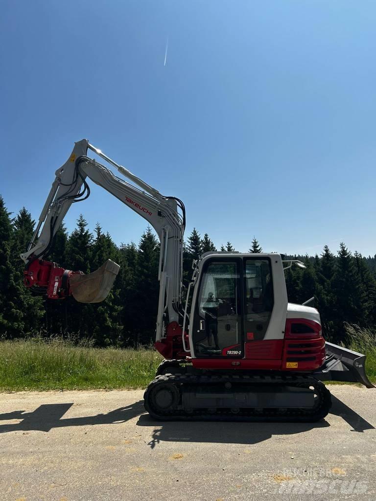 Takeuchi TB 290 Vidutinės galios ekskavatoriai 7-12 t