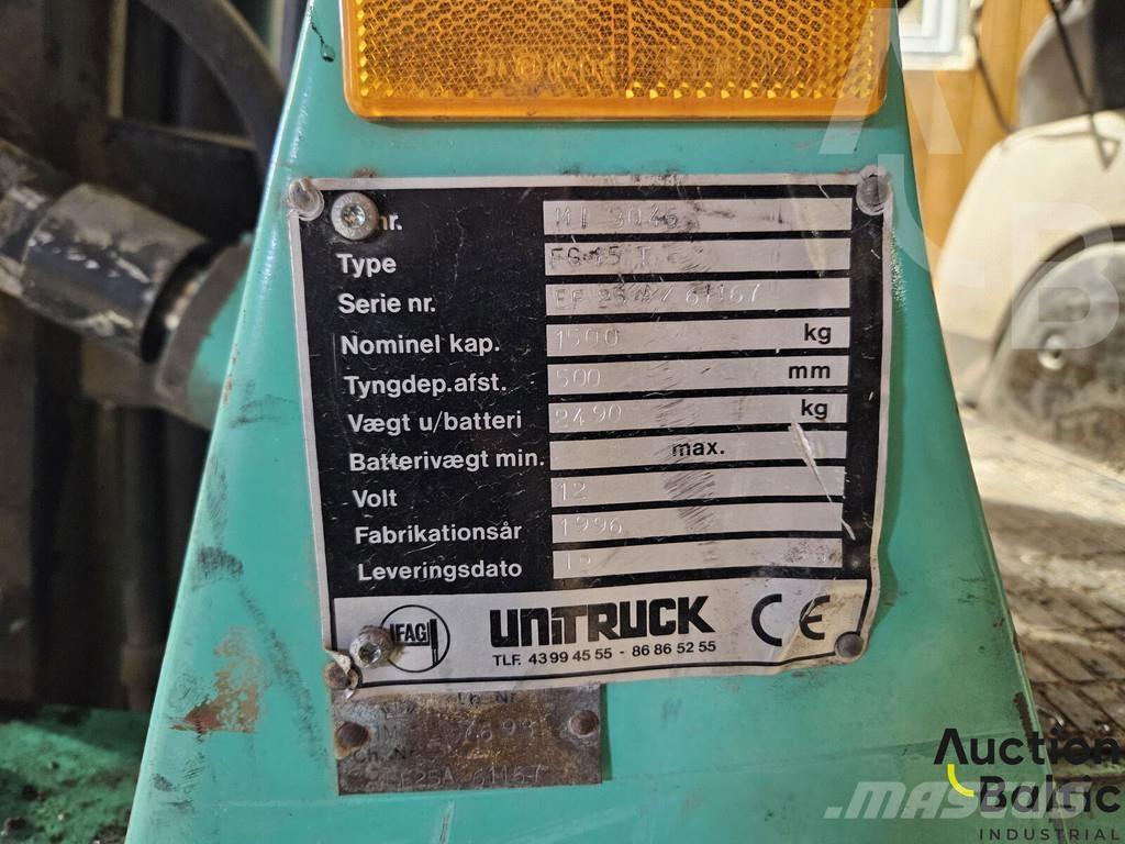 Mitsubishi FG15 LPG (dujiniai) krautuvai