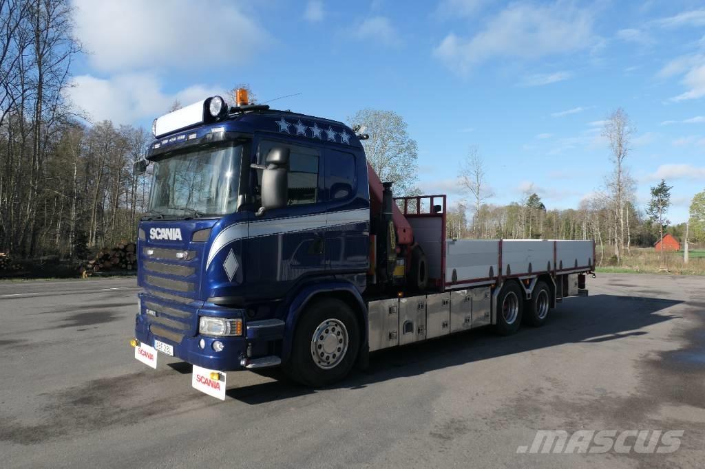 Scania G450 6x2 Automobiliniai kranai