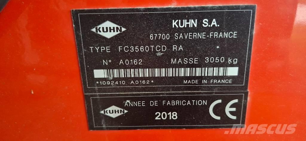 Kuhn FC 3560 TCD RD Formuojančios žoliapjovės