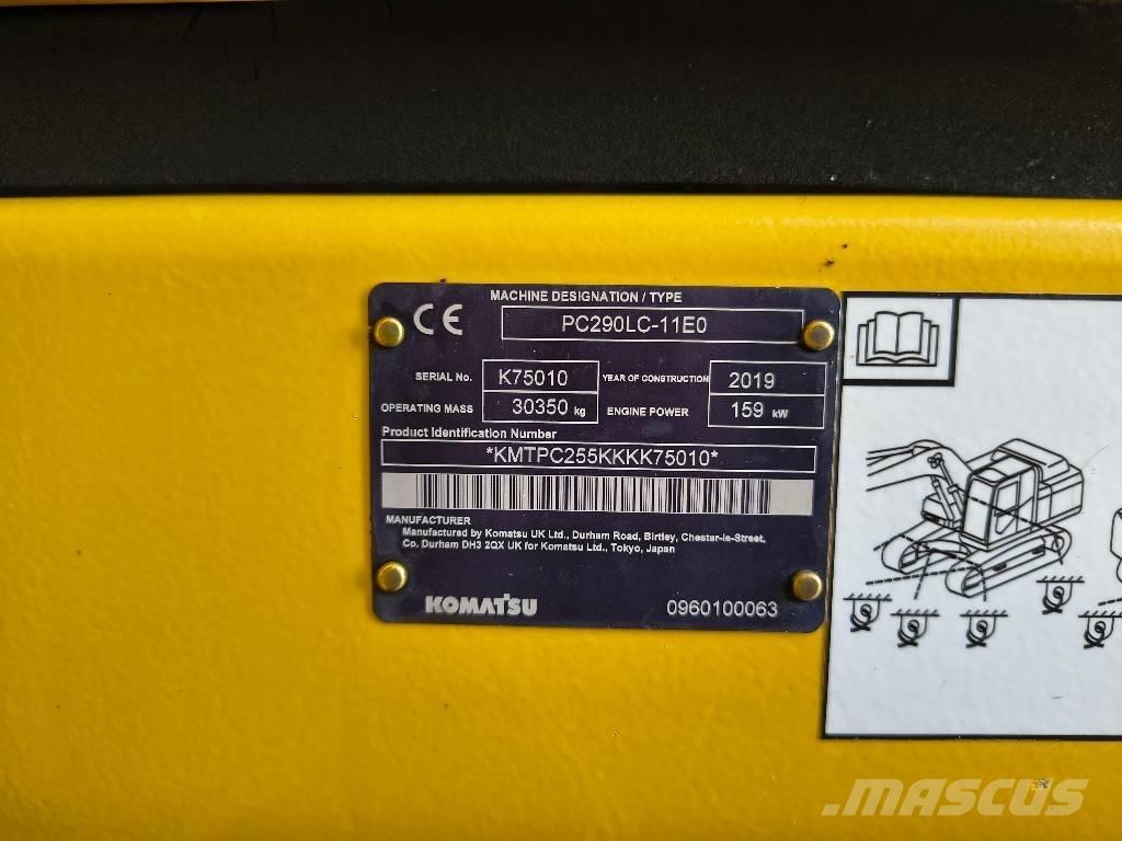 Komatsu PC 290 LC-11 Vikšriniai ekskavatoriai