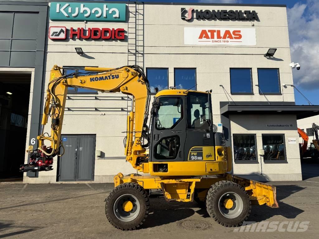 Komatsu PW 98 MR-6 Ratiniai ekskavatoriai