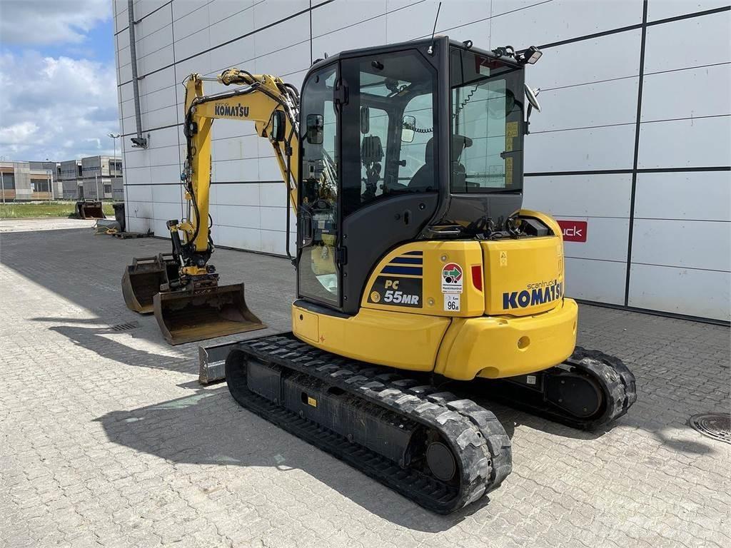 Komatsu PC55MR-5 Ratiniai ekskavatoriai