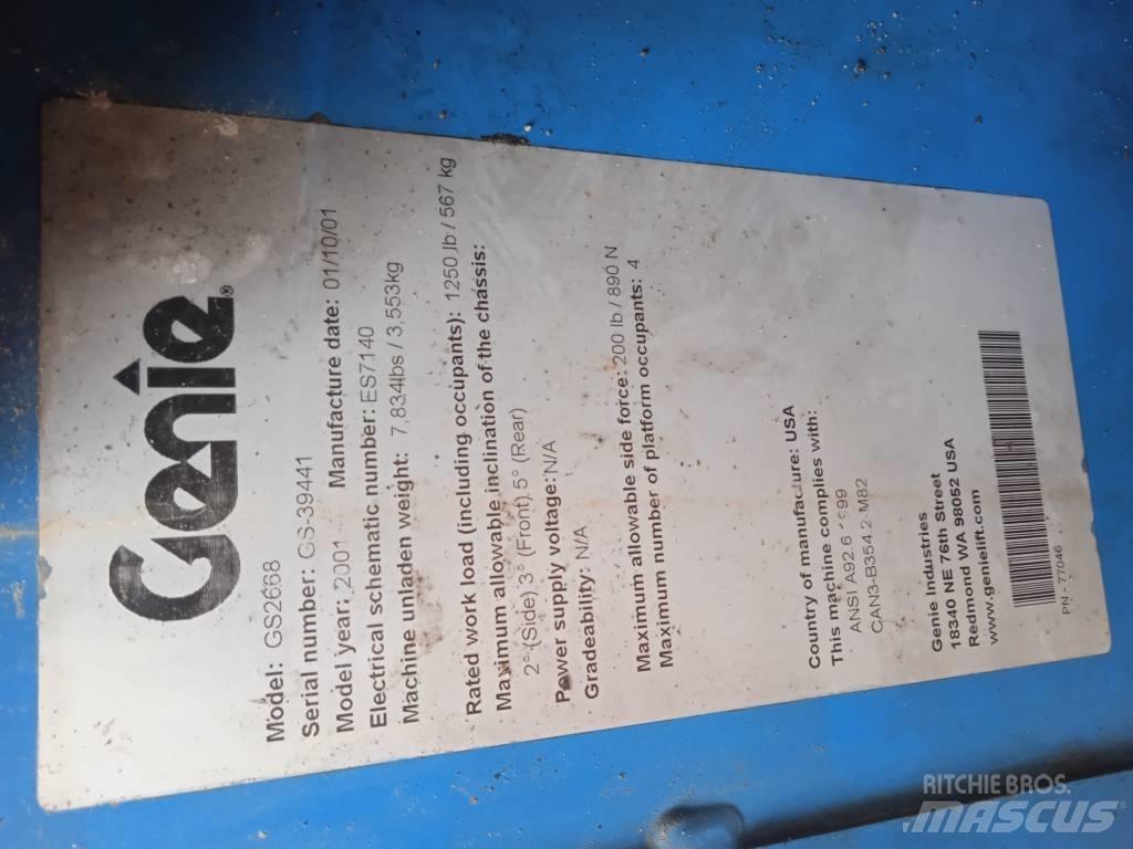 Genie GS 2668 RT Žirkliniai keltuvai