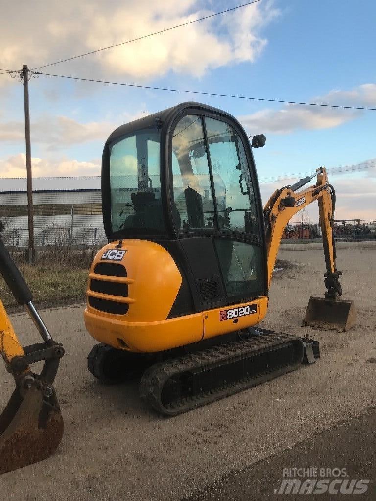JCB 8020 Mini ekskavatoriai < 7 t