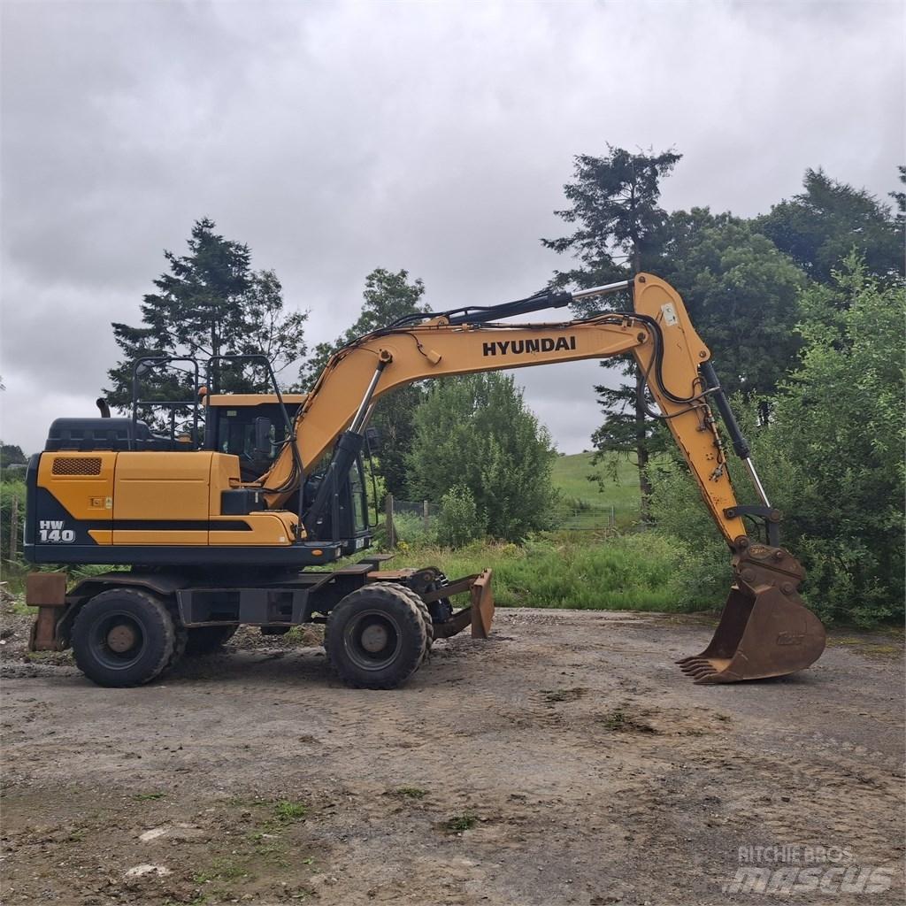 Hyundai HW 140 A Ratiniai ekskavatoriai
