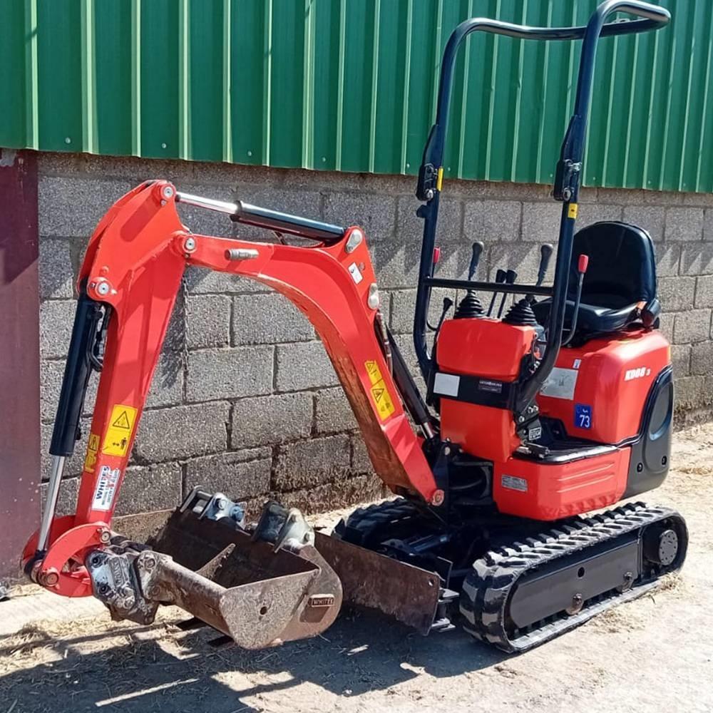Kubota K 008-3 Mini ekskavatoriai < 7 t