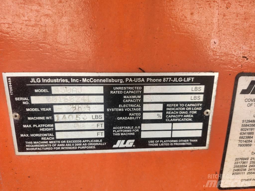 JLG 450 AJ Alkūniniai keltuvai