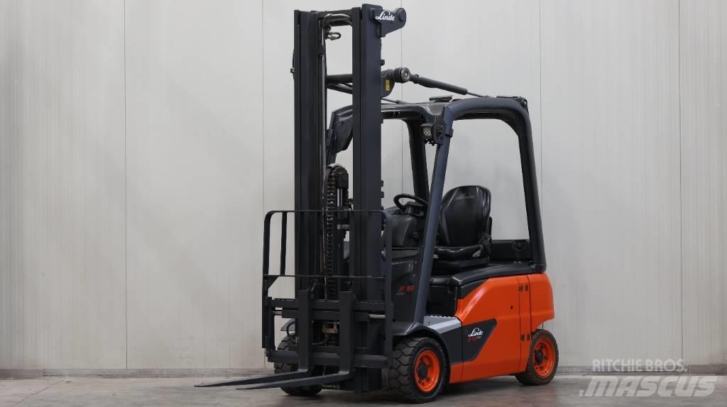 Linde E 16 P Elektriniai šakiniai krautuvai
