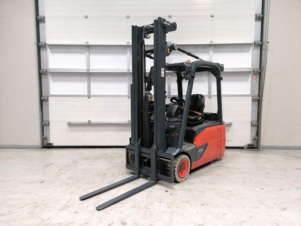 Linde E16L-02 Elektriniai šakiniai krautuvai