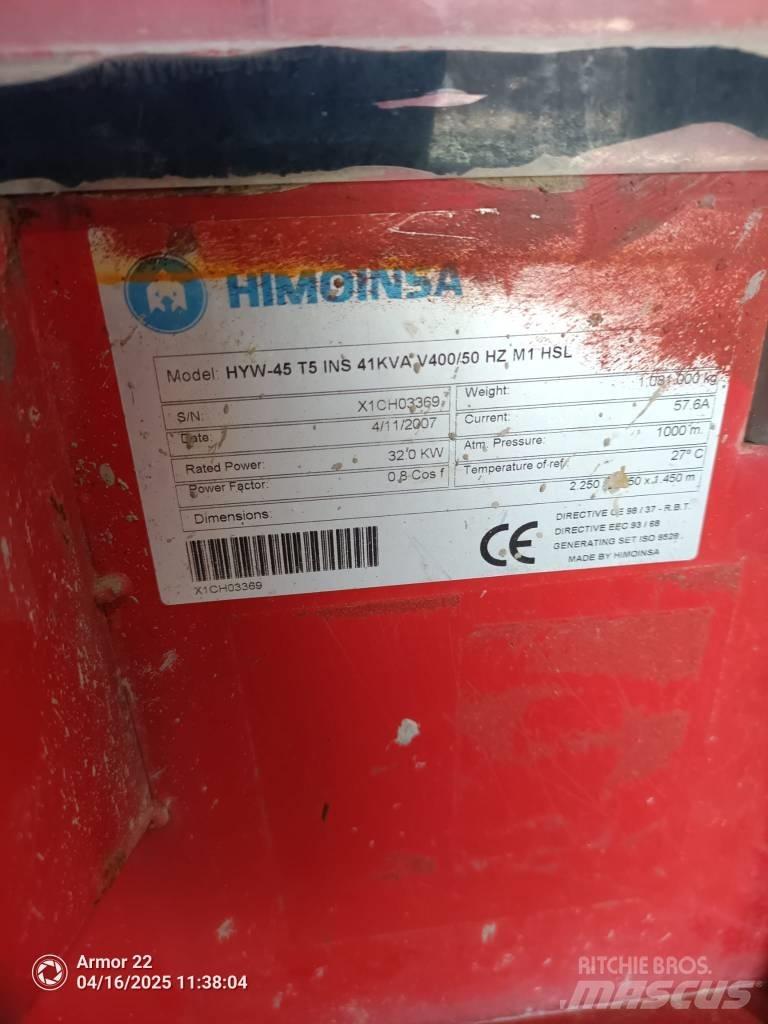 Himoinsa HYW 45 Dyzeliniai generatoriai