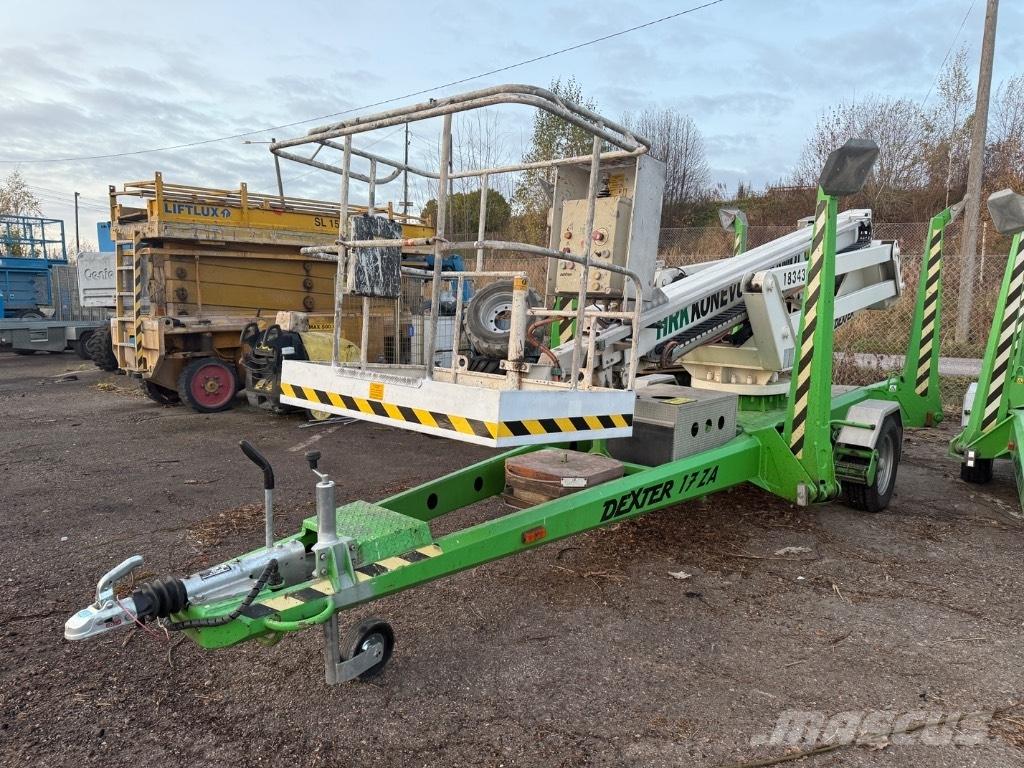 Dexter 17ZA Ant priekabų montuojamos kėlimo platformos