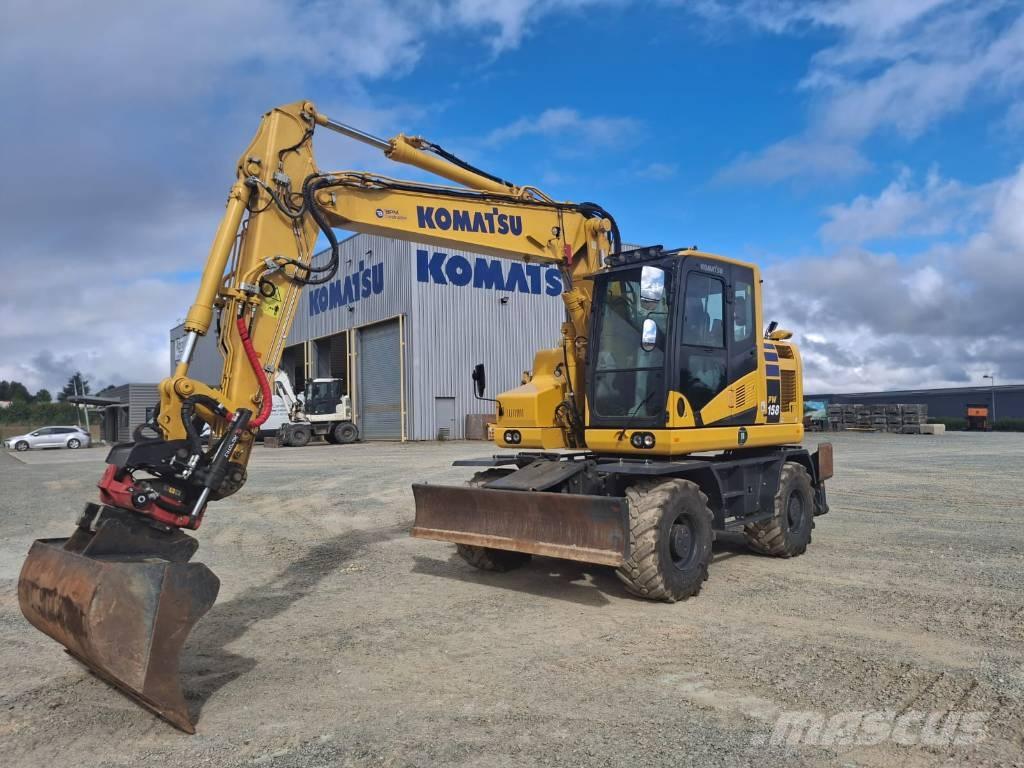 Komatsu PW158-11 Ratiniai ekskavatoriai
