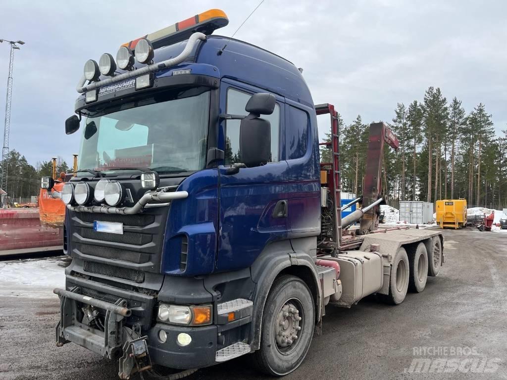 Scania R 500 Sunkvežimiai su keliamuoju kabliu