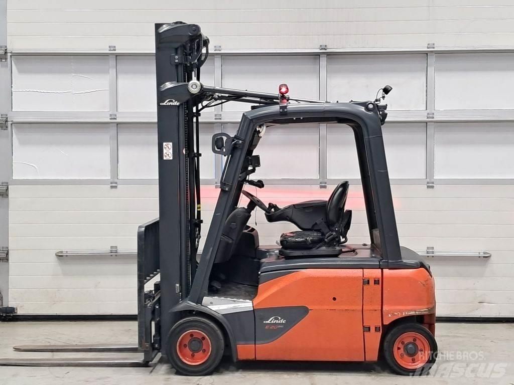 Linde E20PL-02 Elektriniai šakiniai krautuvai