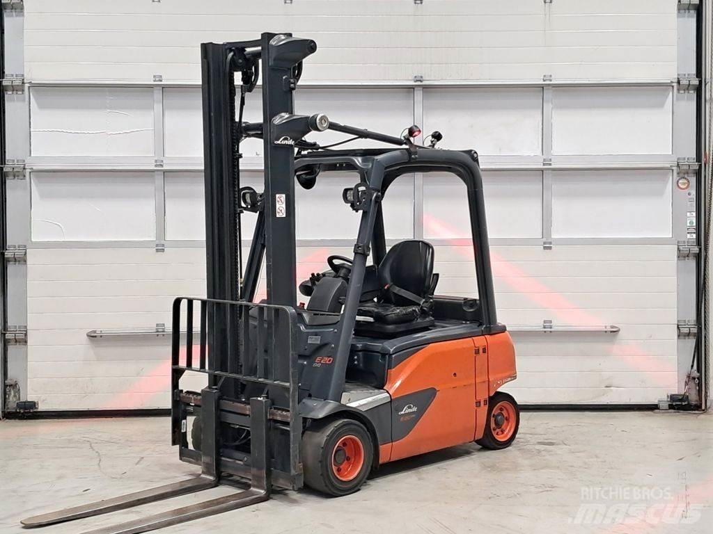 Linde E20PL-02 Elektriniai šakiniai krautuvai