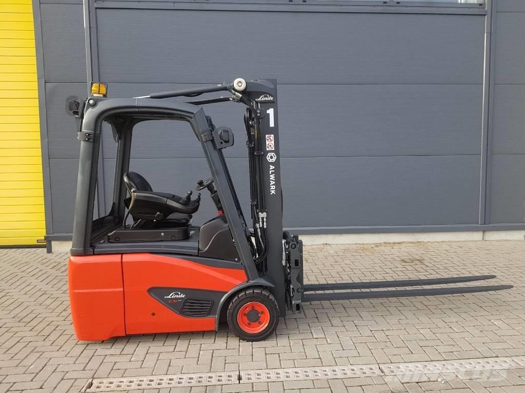 Linde E16C Elektriniai šakiniai krautuvai