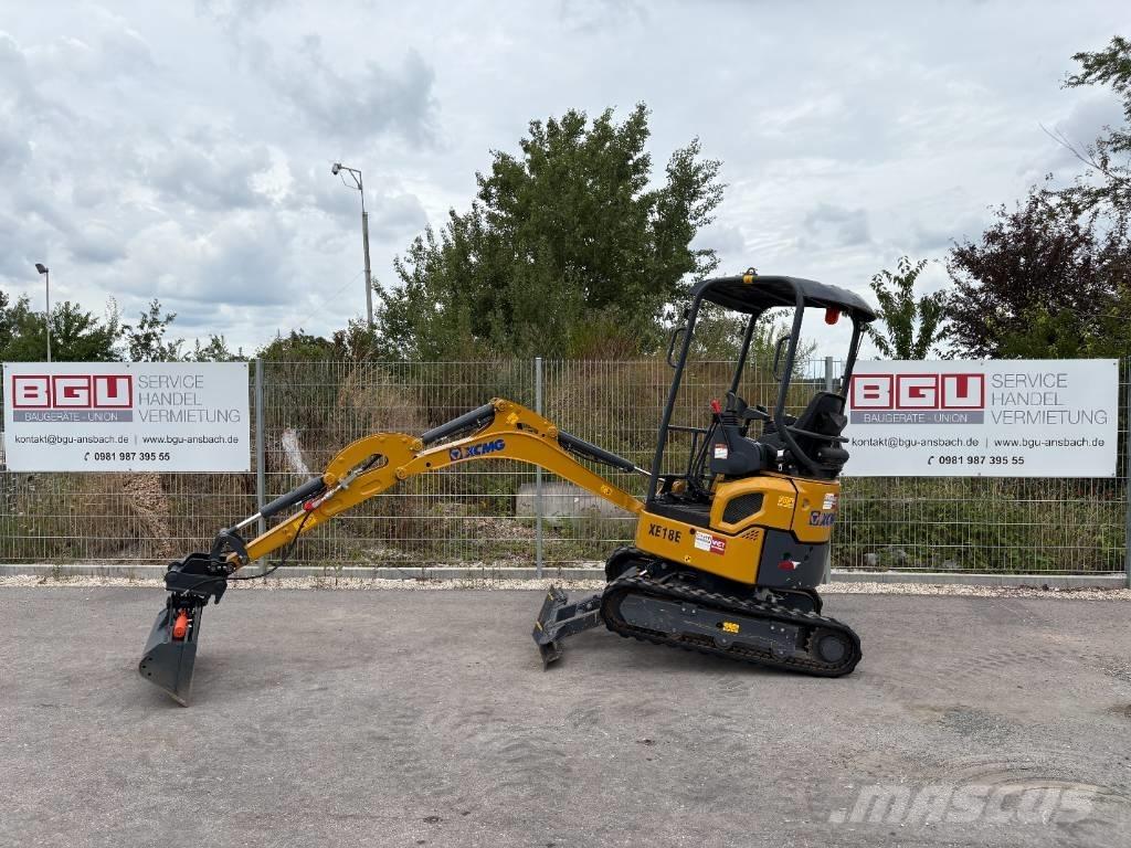 XCMG XE 18 E Mini ekskavatoriai < 7 t