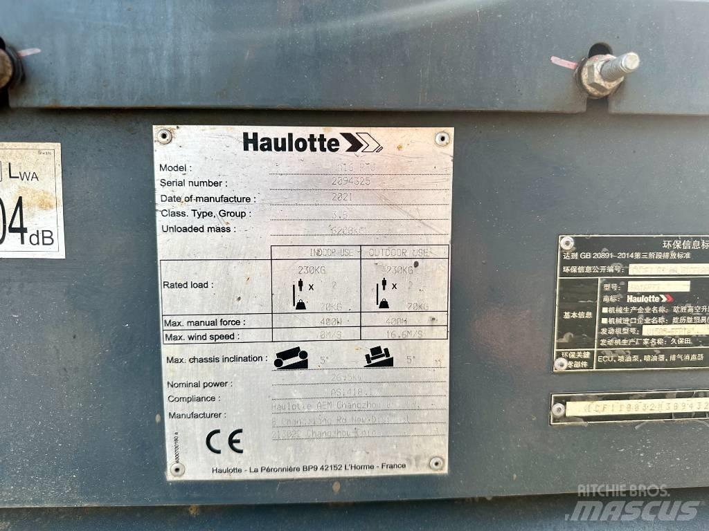 Haulotte HA16RTJ Alkūniniai keltuvai