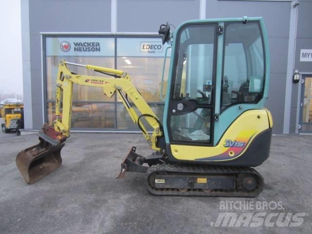 Yanmar SV 15 Mini ekskavatoriai < 7 t