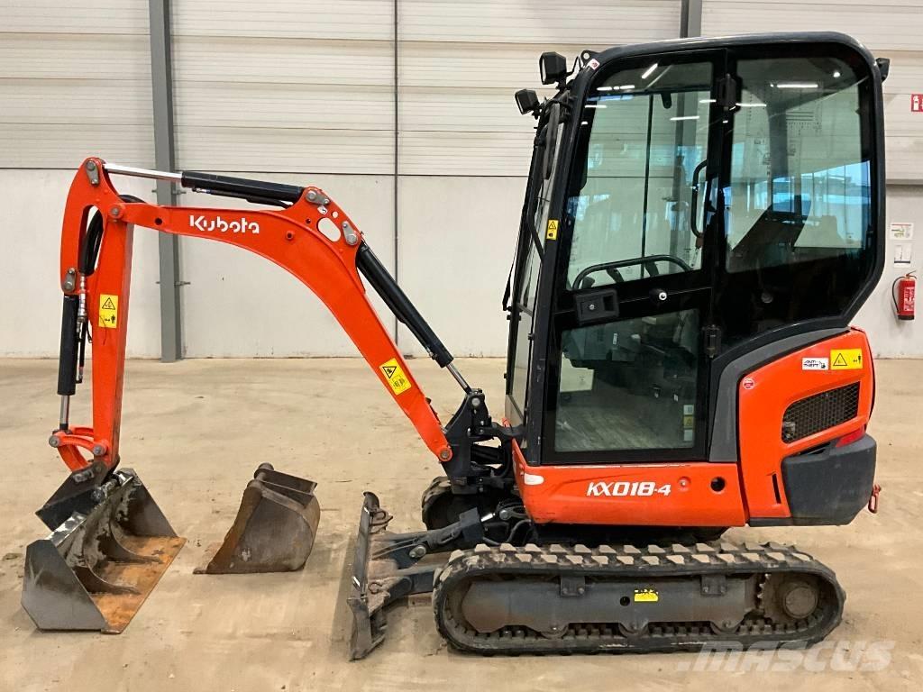 Kubota KX 018-4 Mini ekskavatoriai < 7 t