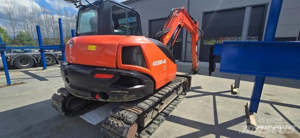 Kubota KX 080-4 CX Vidutinės galios ekskavatoriai 7-12 t
