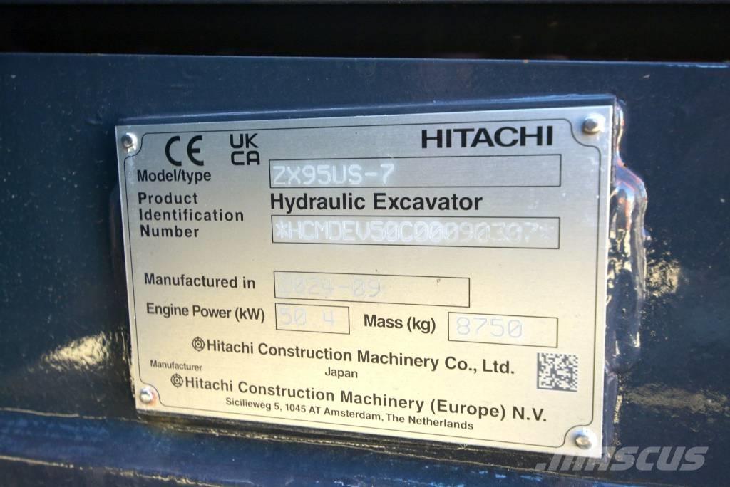 Hitachi ZX 95 US-7 Vidutinės galios ekskavatoriai 7-12 t